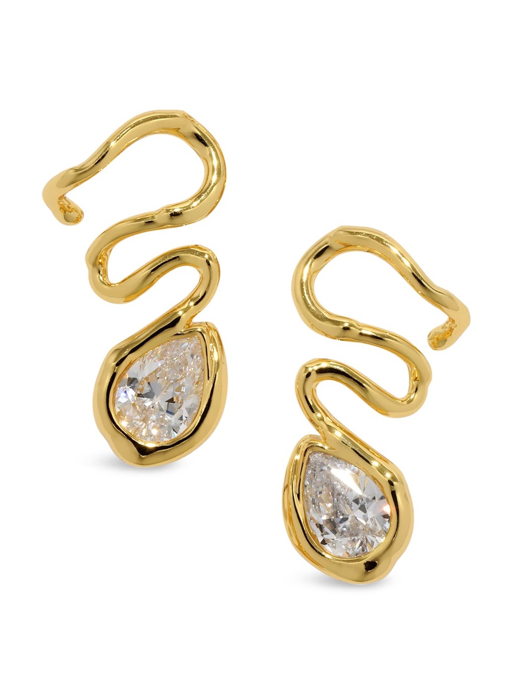 Alexis Bittar Asterales Floating Vine Post Earring - Gold